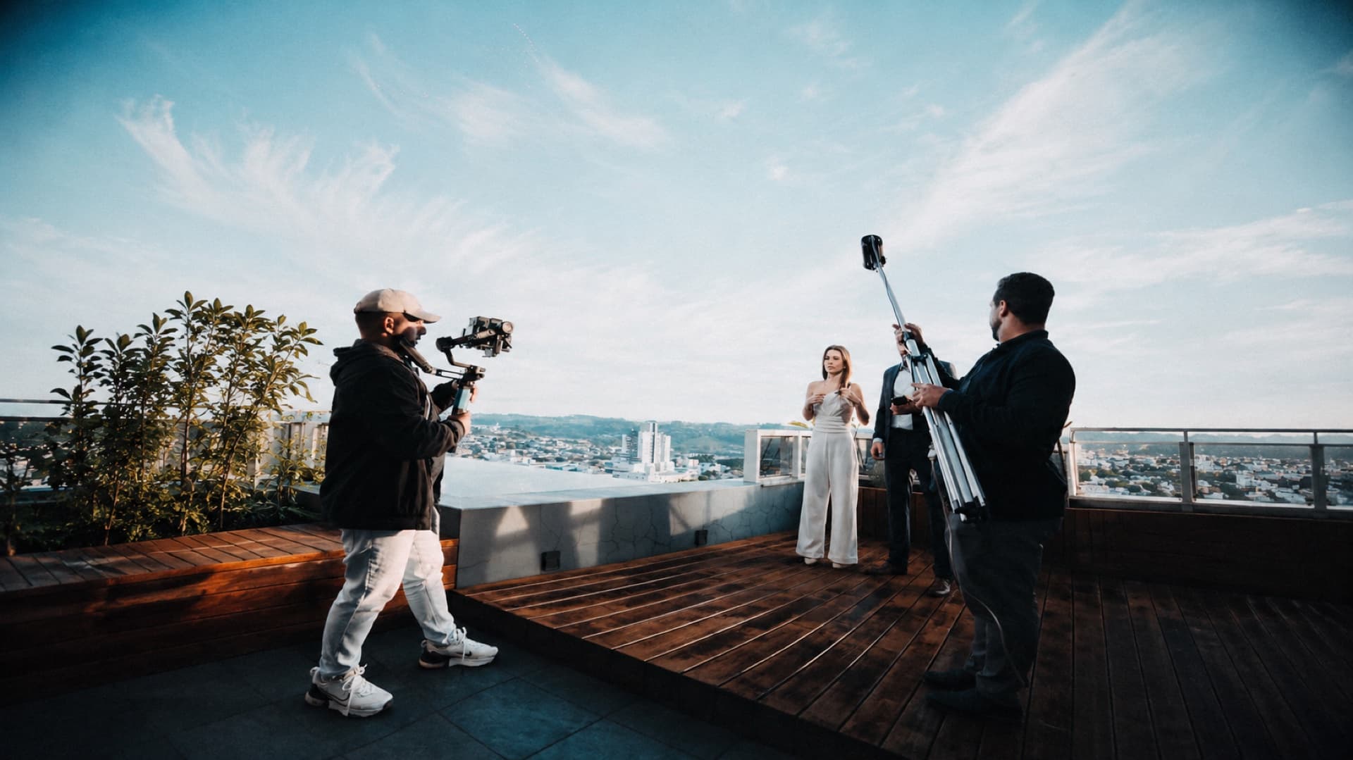 Equipe Voxen Films em produção